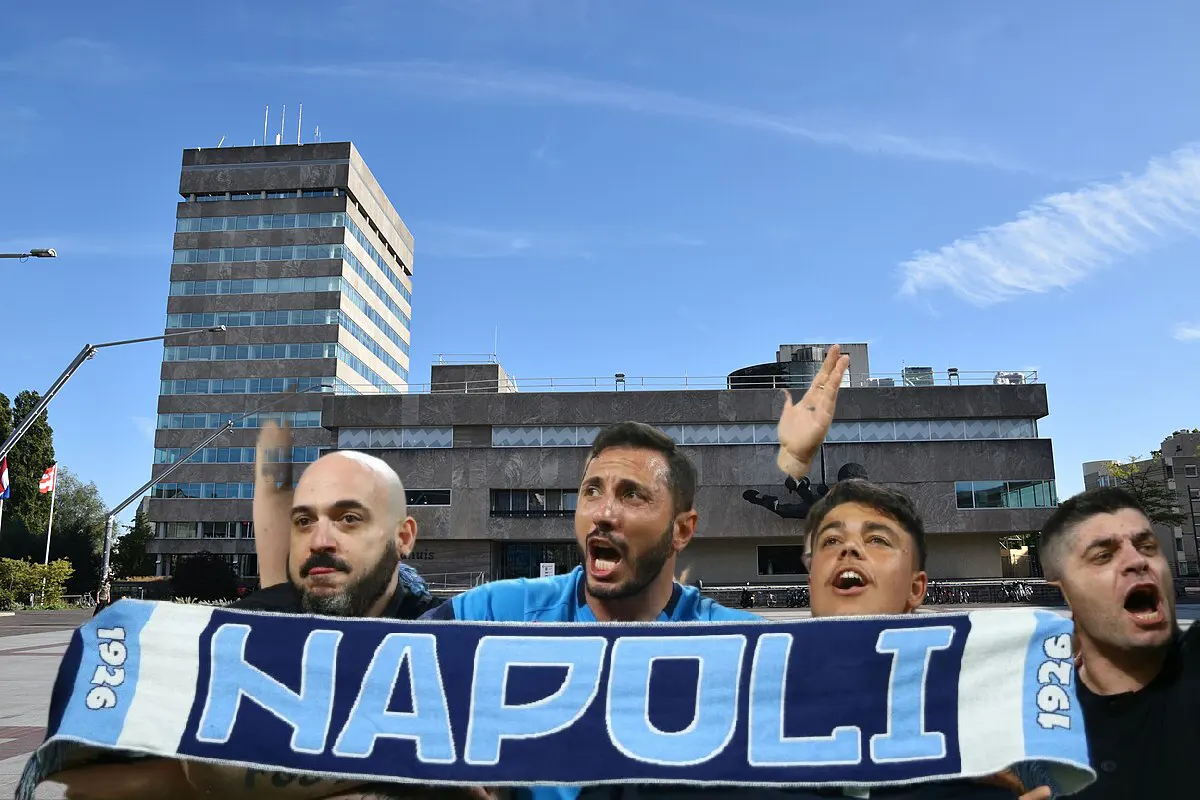 Napoli-fans mogen Eindhoven niet in.